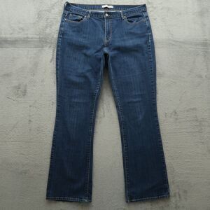 Levi's 515 Jeans Women's Size 16 Long Blue High-Rise Bootcut Denim 33" Inseam